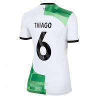 Camiseta Liverpool Thiago Alcantara #6 Segunda Equipación Replica 2023-24 para mujer mangas cortas